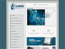 Tablet Screenshot of biocober.com.ar